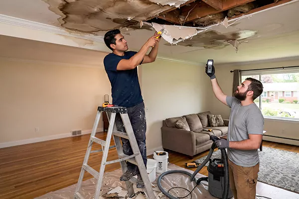 Ceiling Water Damage Restoration Euless