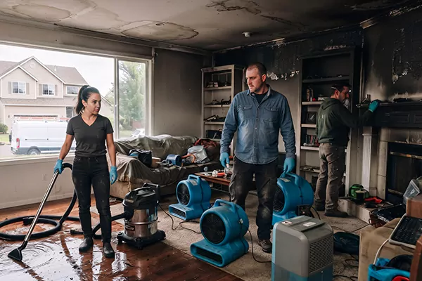Smoke and Water Damage Restoration Euless
