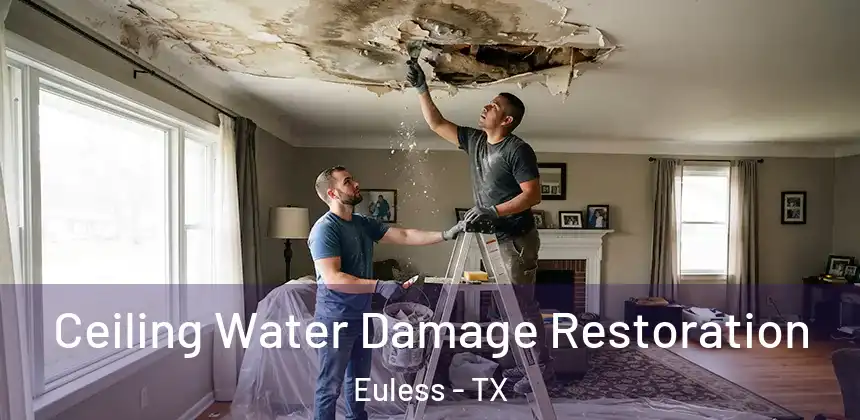 Ceiling Water Damage Restoration Euless - TX