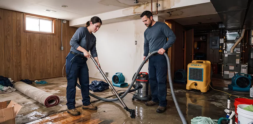 Frozen Pipe Burst Cleanup in Euless