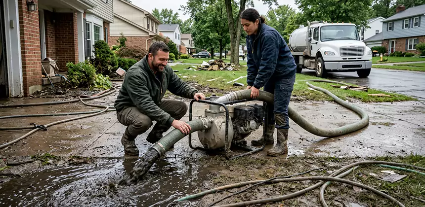 Sewage and Flood Water Removal in Euless