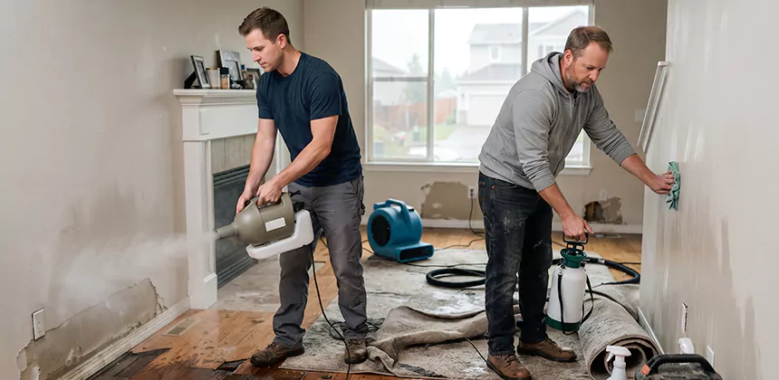 Post-Flood Sanitizing and Deodorizing in Euless
