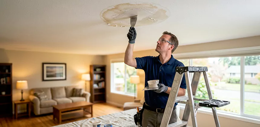 Ceiling Water Stain Repair in Euless